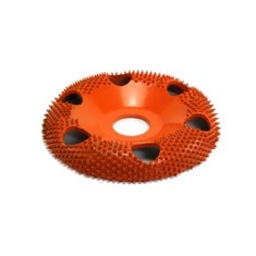 Disc sculptura lemn SABURR - Rotund - &Oslash; 100mm Foarte Aspru Gauri ventilatie foarte aspru