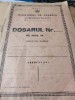 Act Ministerul de război Dosar