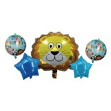 Set Baloane Petrecere, Model Animale, Multicolor, 5 Bucăți, Oem