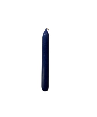 Set 10 Bucati Lumanari Cilindrice Bolsius, Inaltime 170mm, Diametru 20mm, Timp Ardere 5 ore, Culoare Albastru foto