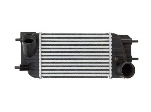 Intercooler Nissan Juke (F15), 06.2010-, motor 1.6 T, Juke Nismo (F15), 02.2013-07.2014, 1.6 DIG-T, benzina, cu/fara AC, aluminiu brazat/plastic, 281