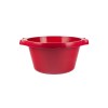 Lighean rotund, 25 litri, Dona, rosu, Casa Plastor