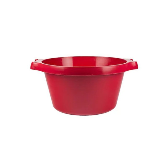 Lighean rotund, 25 litri, Dona, rosu