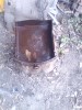 Cenusar de la un Godin metalic vechi