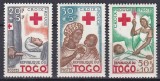 DB1 Togo 1959 Crucea Rosie 3 v. MNH, Nestampilat