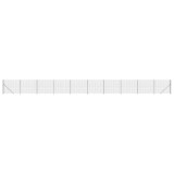 Cumpara ieftin Gard plasa de sarma cu bordura, antracit, 2x25 m