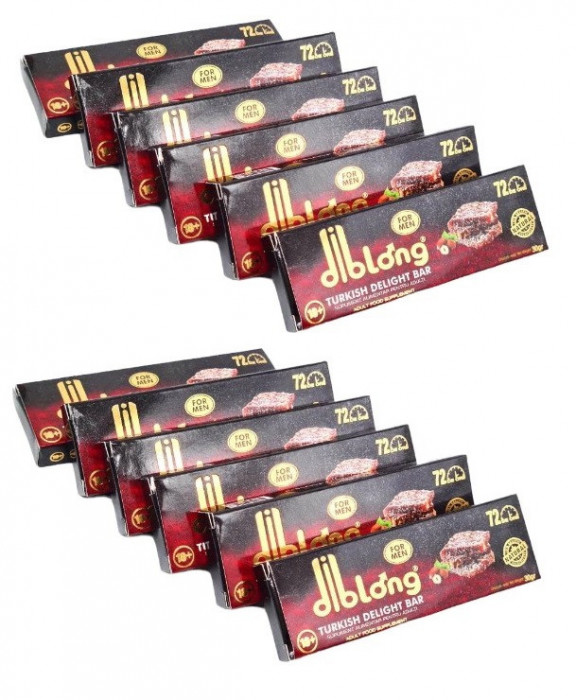 Set 12 Bucati- Baton Afrodisiac Barbati DIBLONG Turkish Delight Bar 30 gr.