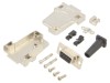 Conector D-Sub 9 Pini Mamă Negru ENCITECH pentru Cablu, Ecranat