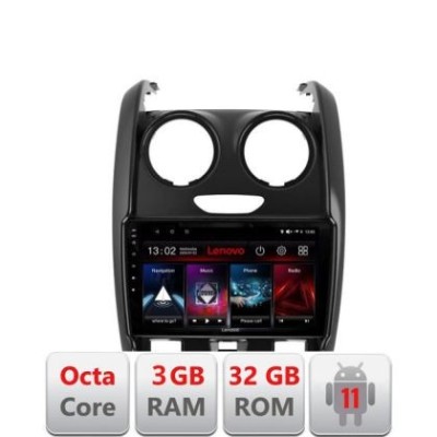Navigatie Dacia Duster 2012-2019 D-157 Octa Core cu Android Radio Bluetooth Internet GPS WIFI DSP 3+32 GB 4G KI LENOVO LITE CarStore Technology foto