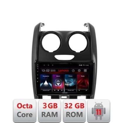 Navigatie Dacia Duster 2012-2019 D-157 Octa Core cu Android Radio Bluetooth Internet GPS WIFI DSP 3+32 GB 4G KI LENOVO LITE CarStore Technology