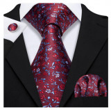Set cravata + batista + butoni - matase - model 286
