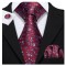 Set cravata + batista + butoni - matase - model 286
