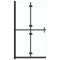 Perete de dus walk-in pliabil 100x190cm sticla ESG transparenta