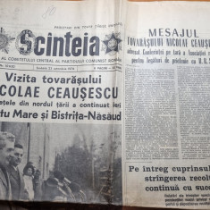 scanteia 23 octombrie 1976-ceausescu vizita la bistrita nasaud si satu mare