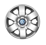 Set 4 capace roti potrivite jantelor de 15 inchi (R15) compatibile Volkswagen, Model - 310, Sigla Albastra