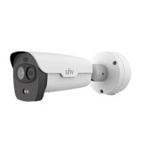 Camera Termica Dual-spectrum 4MP, Starlight, lentila 4 mm, Difuzor, Microfon, IR 50m, Alarma si analiza video, PoE - UNV TIC2621SR-F3-4F4AC-VD SafetyG, Uniview