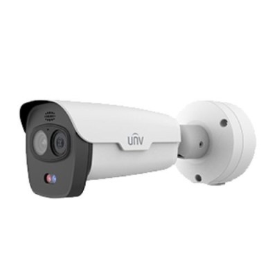 Camera Termica Dual-spectrum 4MP, Starlight, lentila 4 mm, Difuzor, Microfon, IR 50m, Alarma si analiza video, PoE - UNV TIC2621SR-F3-4F4AC-VD SafetyG foto
