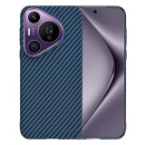 Husa Huawei Pura 70 Pro Asteroid GSM Carbonite FiberShell, cyan
