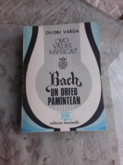 Bach Un Orfeu pamintean , Ovidiu Varga , 1985 foto