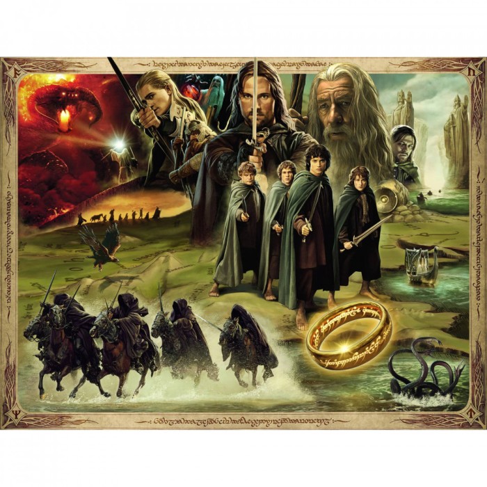 Puzzle Stapanul Inelelor, 2000 Piese