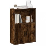 vidaXL Bibliotecă, stejar fumuriu, 60x24x85 cm, lemn prelucrat
