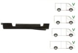 Prag Ford Transit (V184/5) 05.2000-04.2006 , Transit/Tourneo (V347/8) 05.2006-04.2013 , Usa Fata partea dreapta, sub usa fata, din metal, Rapid