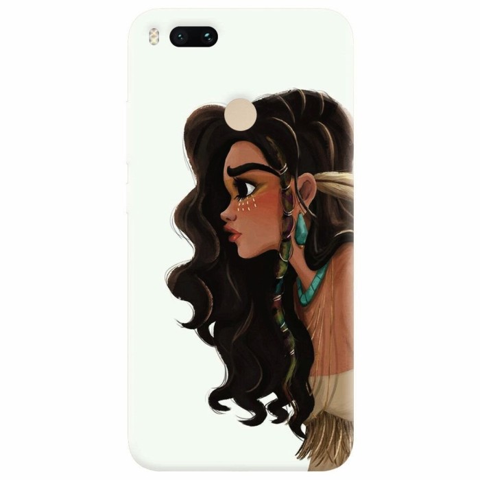 Husa silicon pentru Xiaomi Mi A1, Indian Girl