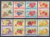 ROMANIA 1963 LP 568 FRUCTELE IZVOR DE SANATATE PERECHE SERII MNH
