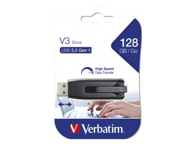 USB Flash Drive Verbatim, SnG, 128GB, 3.2Gen1, GriFormat FAT32 foto