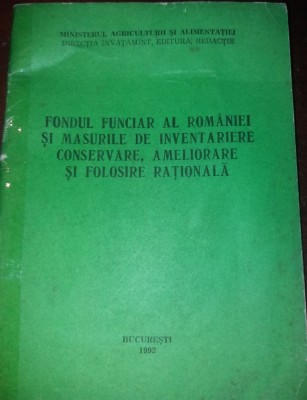 FONDUL FUNCIAR AL ROMANIEI SI MASURILE DE INVENTARIERE... foto