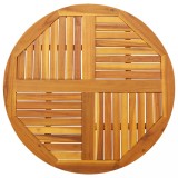 vidaXL Blat de masă rotund, &Oslash;90x2,2 cm, lemn masiv de acacia