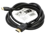 Cablu HDMI 2.1 Goobay 2m negru cu HDMI și mini HDMI