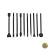 Kit Reparatie Telefon Plastic Portocaliu/Negru, Clips Plastic Jiafa JF-857 10in1