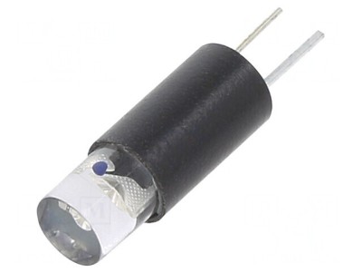 Lampă LED albastră 5mm 5-6V Bi Pin foto