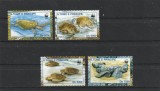 Sao Tome e Principe 2001 - Fauna , WWF , Testoase , serie 4 valori , dantelate , MNH , Mi.1899-1902, Nestampilat
