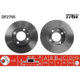 Set discuri frana Seat Arosa (6h1); Vw Polo (6n2), Polo 3 (6n1), Polo Van Box / Liftback (6n1), 1.0, 1.7 SDi, 1.9 D, 45 1.0, 55 1.3, 64 1.9 D, 75 1.6, Trw