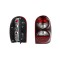 Stop spate lampa Jeep Liberty (Kj), 2005-01.2008 tip USA, partea dreapta, fara suport becuri, indicator alb, doar cu 3 gauri pt mufe, TYC 115885A11A