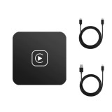 Adaptor wireless GizMondo&reg; compatibil cu CarPLAY AUTO, autoturisme cu functia APP in meniu, USB normal sau USB tip C, Bluetooh 5.0, Wi-FI 5Ghz, pentru