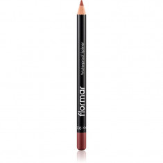 flormar Waterproof Lipliner creion contur pentru buze, waterproof culoare 202 Soft Pink Brown 1,14 g