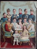 HST PM152 Litografie color familia imperială germană &icirc;nceput de secol al XX-lea