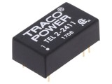 Convertor DC/DC 2W TRACO POWER TEL 2-2411, Intrare 18-36VDC, Ieșire 5VDC 400mA THT
