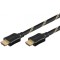 Cablu Hdmi 1.5m 2.0v Ethernet 3D manta bumbac Goobay