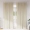 vidaXL Perdele cu perdele 2 pcs Crem 140 x 225 cm Catifea 4107190