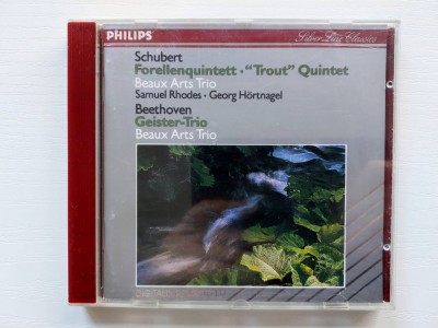 CD: Schubert, Beethoven - Beaux Arts Trio, Samuel Rhodes, Georg H&amp;ouml;rtnagel foto