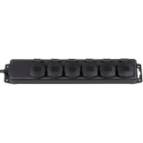 Cumpara ieftin Prelungitor Brennenstuhl 6 prize, IP44, 2m, Negru