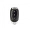 Carcasa cheie Telecomanda Topautochei&reg; pentru Hyundai Tucson I30 Creta Solaris Smart Key Keyless Go cu suport pentru baterie pe spatele carcasei