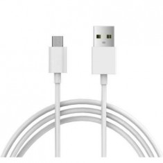 Cablu de date pentru telefon Samsung cu conector micro USB, lungime 1m, Alb