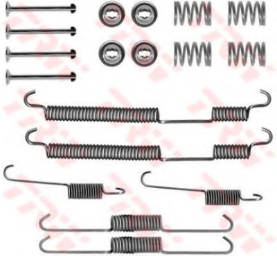 Set accesorii, sabot de frana FIAT DUCATO platou / sasiu (230) (1994 - 2002) TRW SFK261 foto
