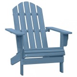 VidaXL Scaun de grădină Adirondack, albastru, lemn masiv de brad