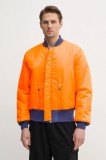 Alpha Industries geaca bomber MA-1 (HERITAGE) culoarea violet, de tranzitie, 100101
